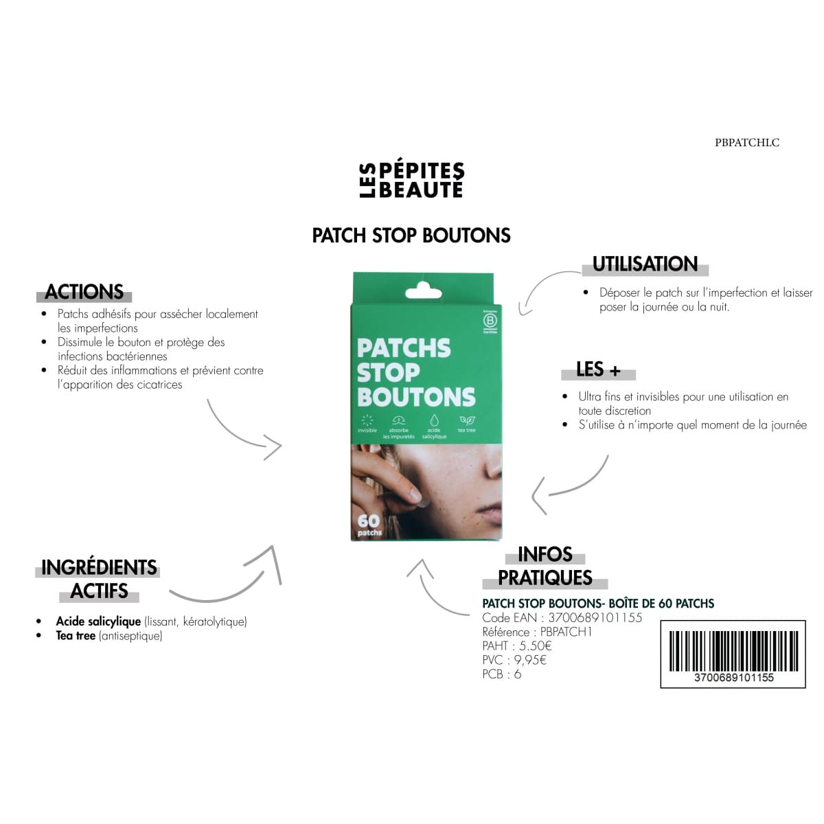 Ahava Les Pépites Beauté Patchs Stop Boutons