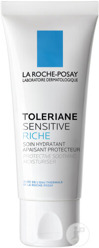 La Roche-Posay Toleriane Sensitive Riche Soin Hydratant Apaisant Protecteur Tube 40ml