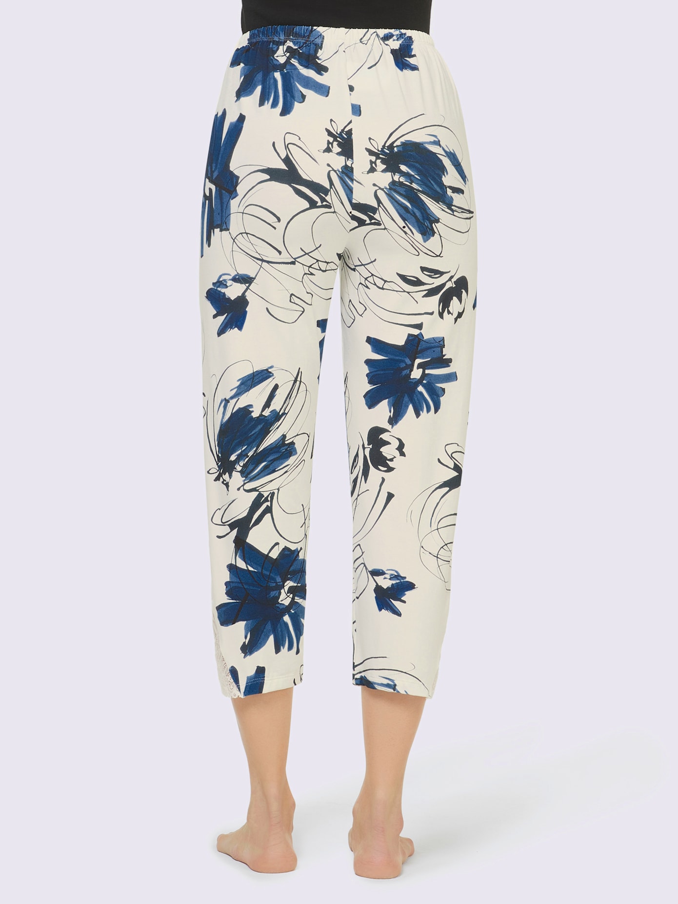 Pyjama-pantalon jersey fin
