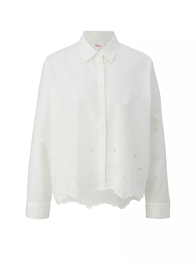 S.OLIVER Bluse weiss