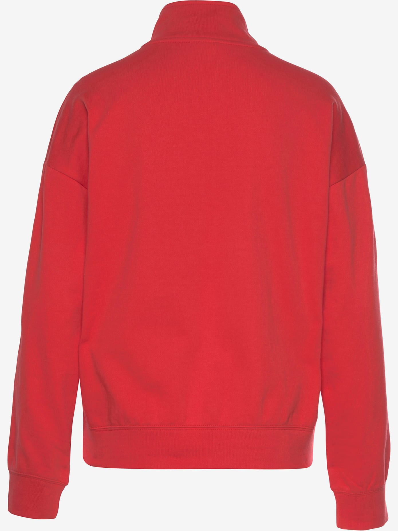 Sweat-shirt pull camionneur avec glissière et col haut