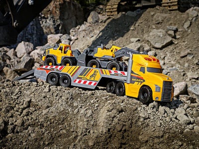 Dickie Toys Volvo Lastebil Med 2 Kjøretøy