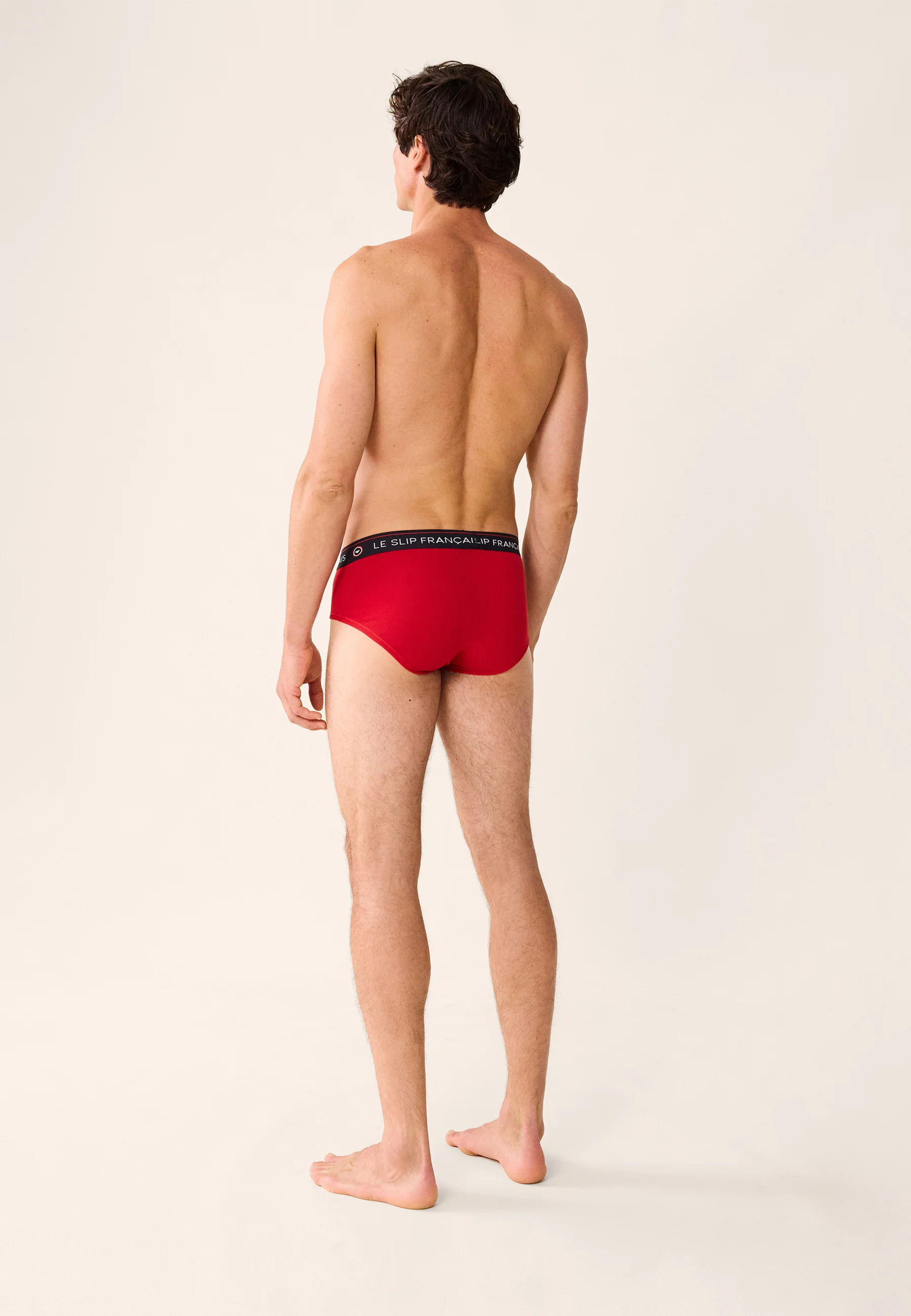 Slip en coton-Intrepide Rouge Cerise Buche De Noel