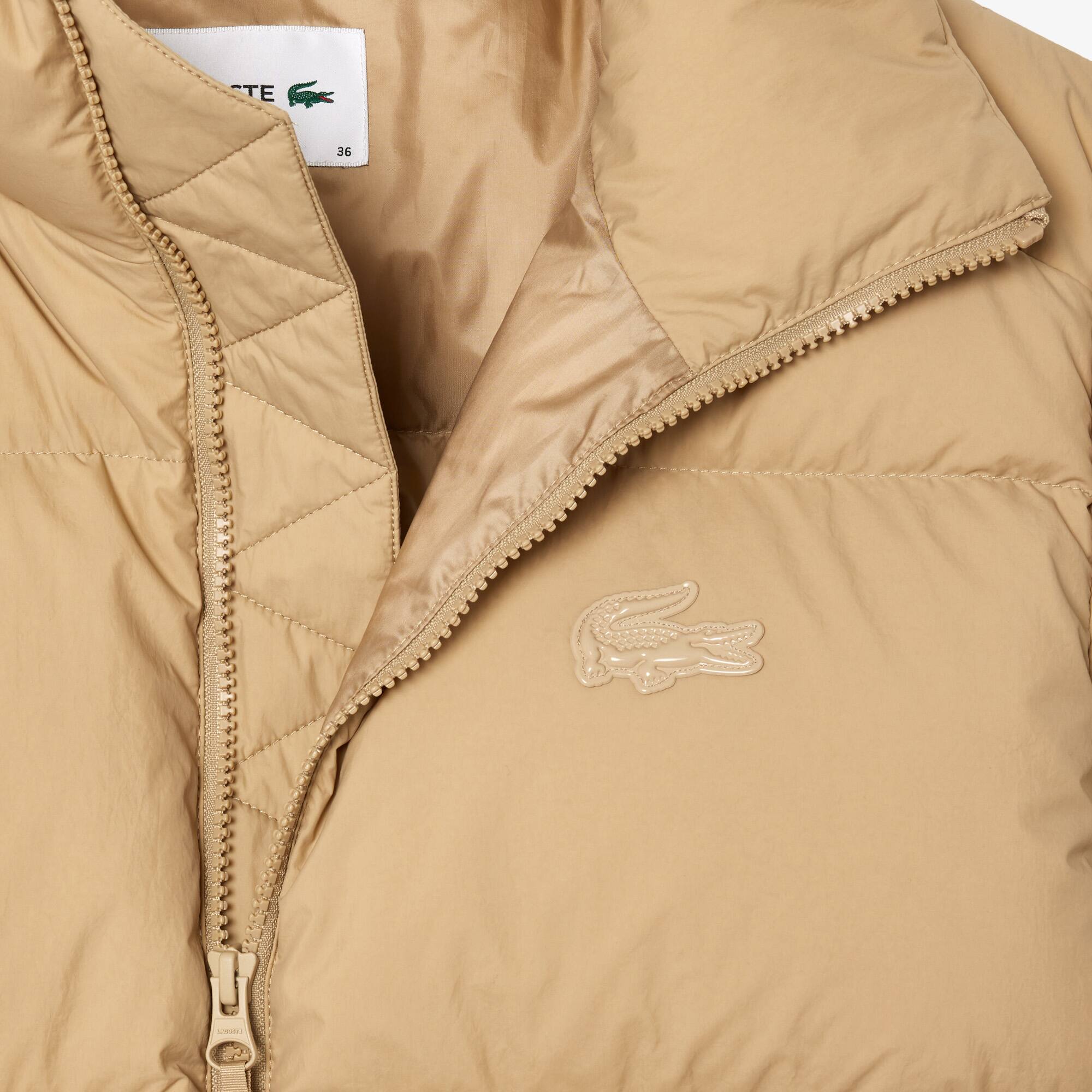 Doudoune à capuche relaxed fit duvet Beige