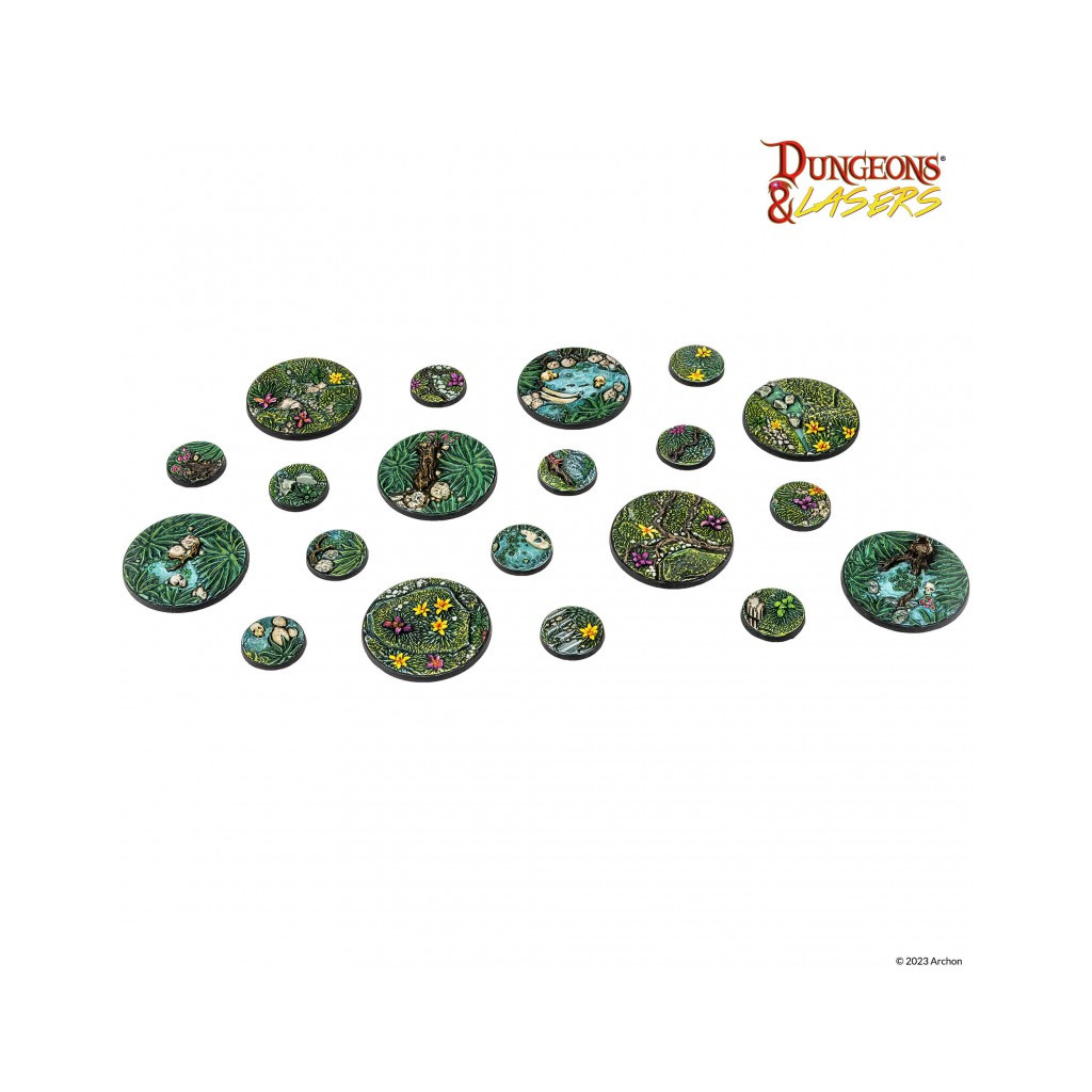 Dungeons & Lasers - Décors - Detailled Bases Pack