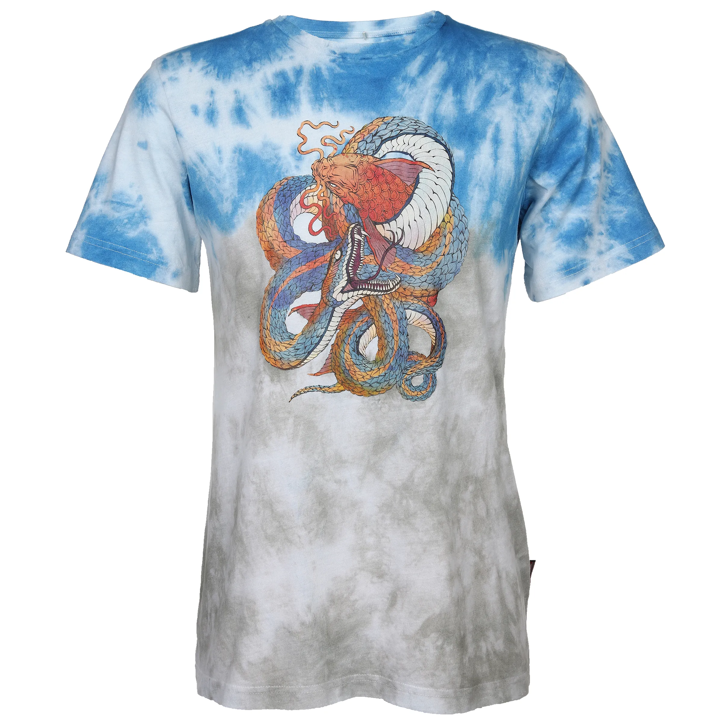 Herren Shirt im Batik Print mit coolem Motiv