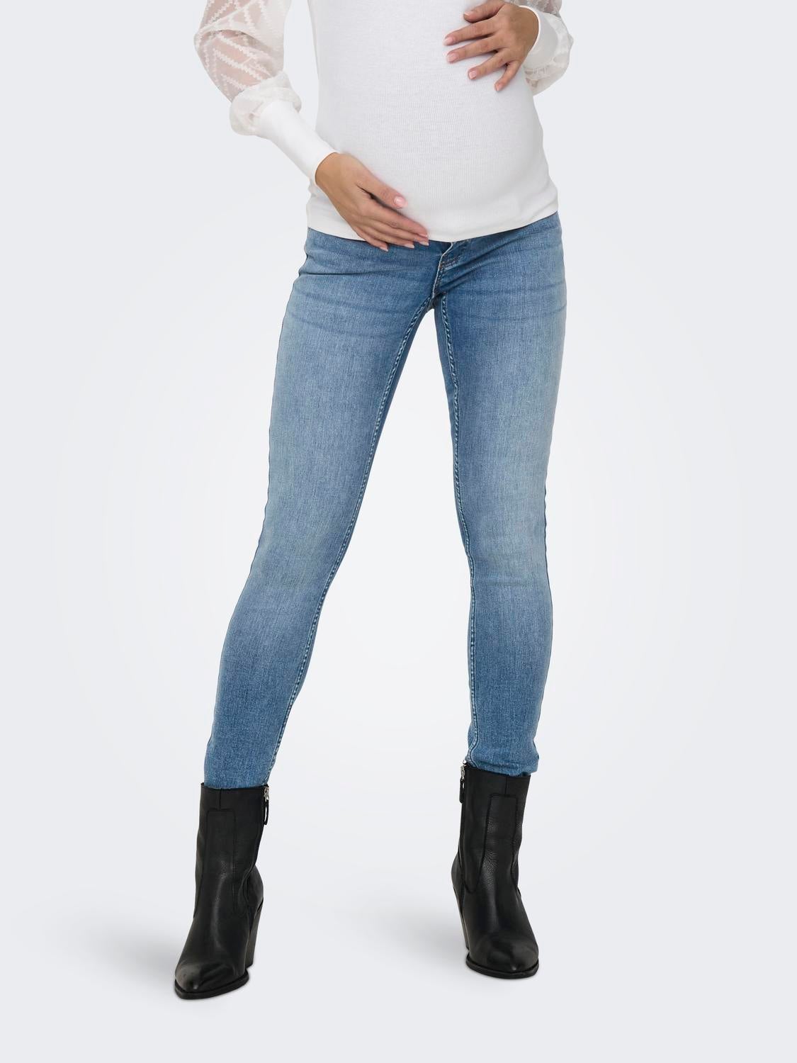 OLMBELLY Skinny Fit Jeans Light Blue Denim