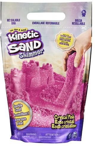 Kinetic Sand KNS RFL 2lb ShmrSdCrystal Pink GML
