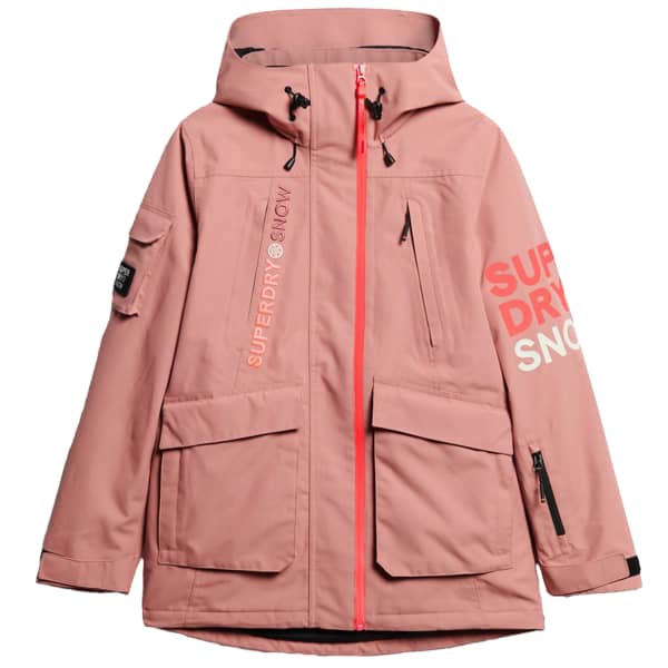 Veste de ski SUPERDRY ULTIMATE RESCUE JACKET ASH ROSE