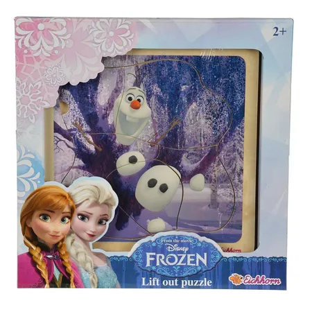 Simba Eichhorn Disney Frozen Einlegepuzzle, sortiert