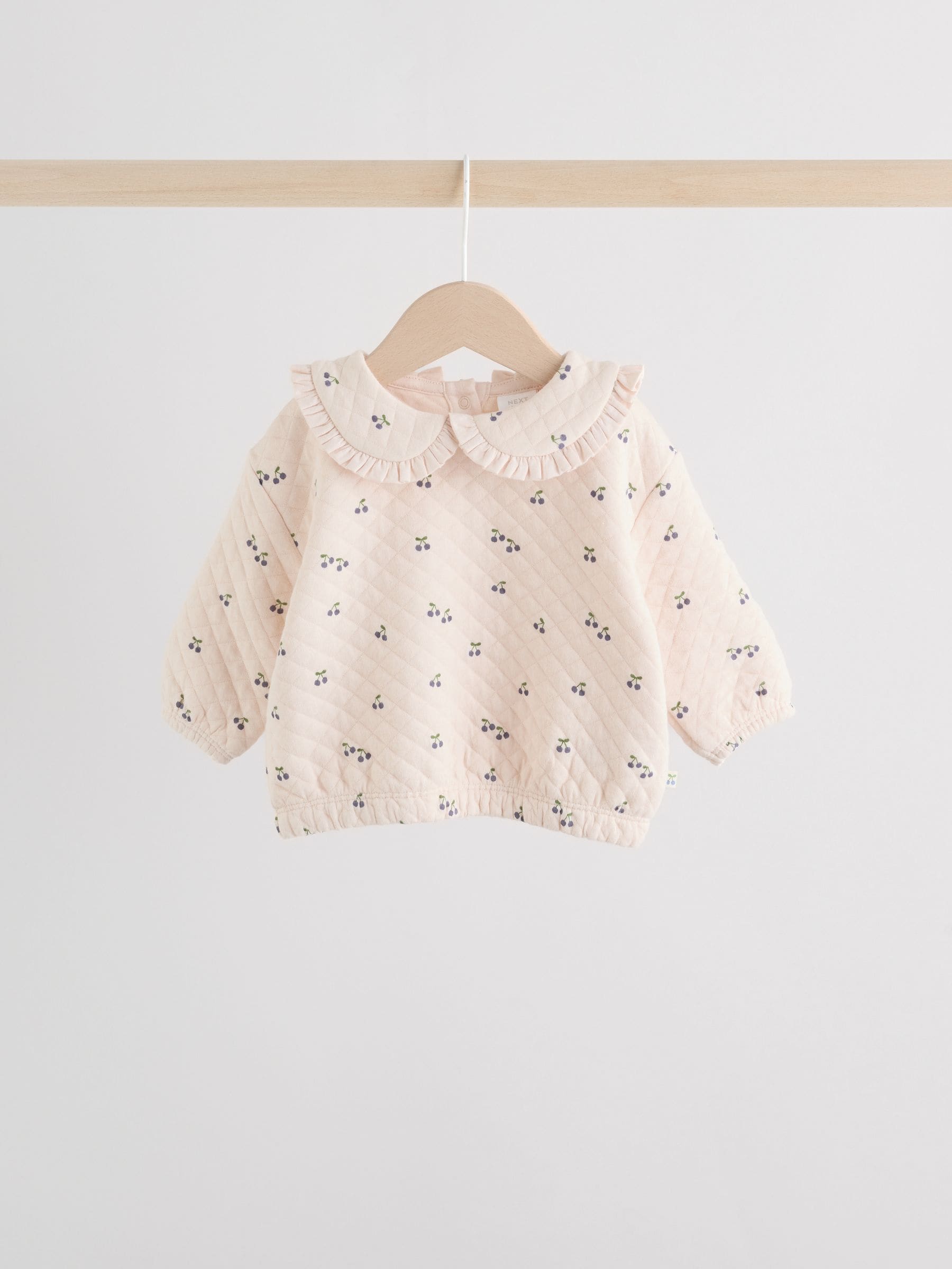 Ecru - Baby doorgestikte Sweatshirt en Broeken Set 2 Pieces (0mnd -2jr)