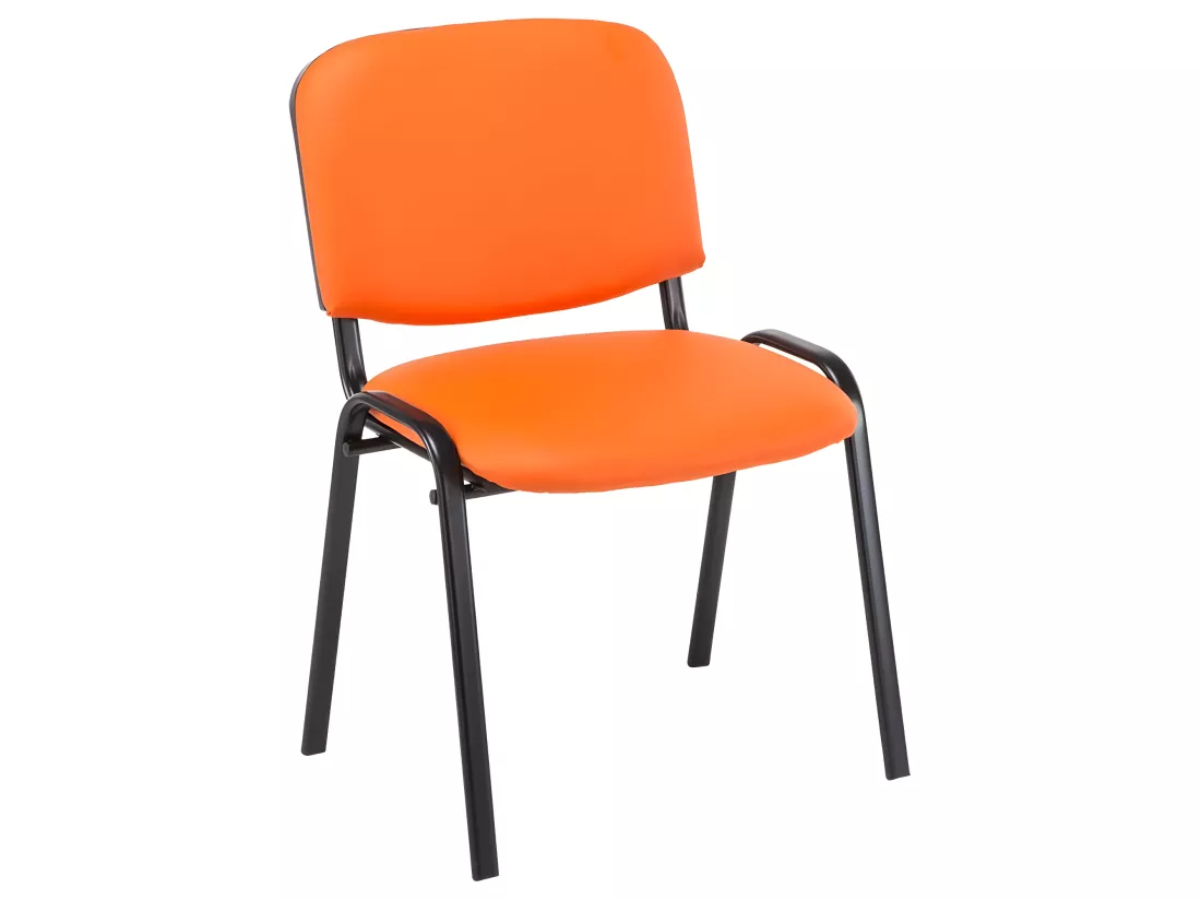 Chaise visiteur assise rembourrée 53 x 53 x 83 cm bur10074