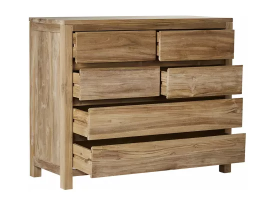 Buffet en bois de teck massif 120 cm