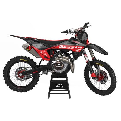 Kit déco RiderUnik MIL BLACK - Noir / Rouge