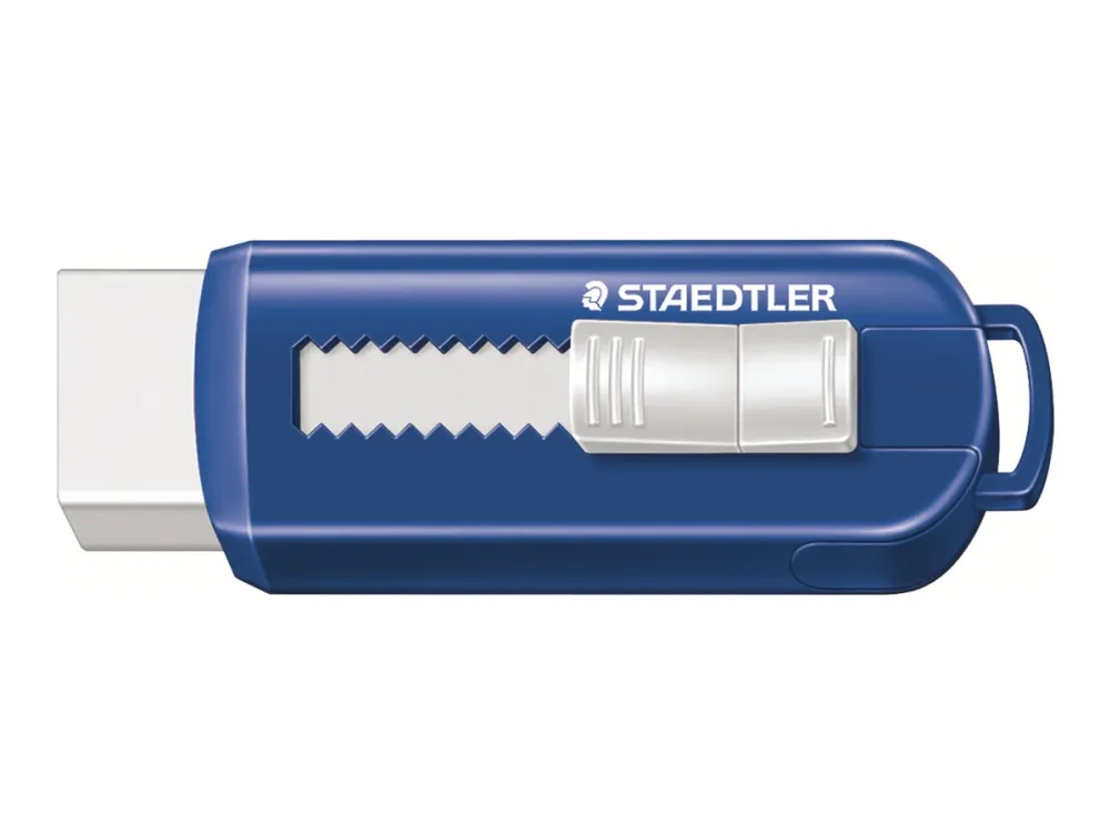STAEDTLER - Udvisker - hvid - blåt etui