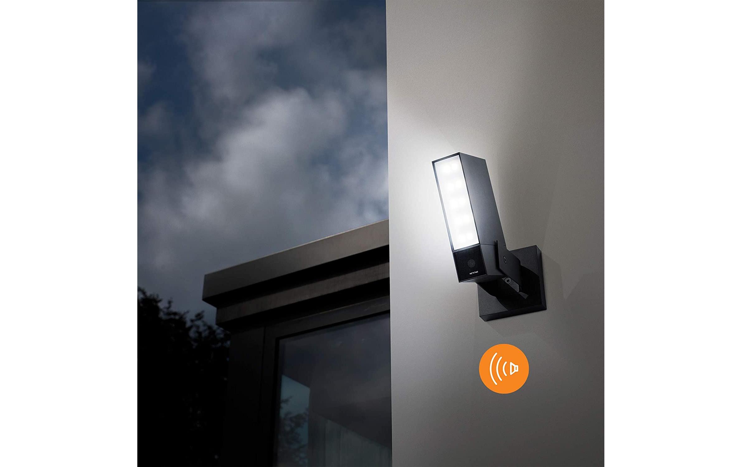 Netzwerkkamera Smarte Aussenkamera mit Sirene<br>Netatmo Smarte Aussenkamera mit Sirene