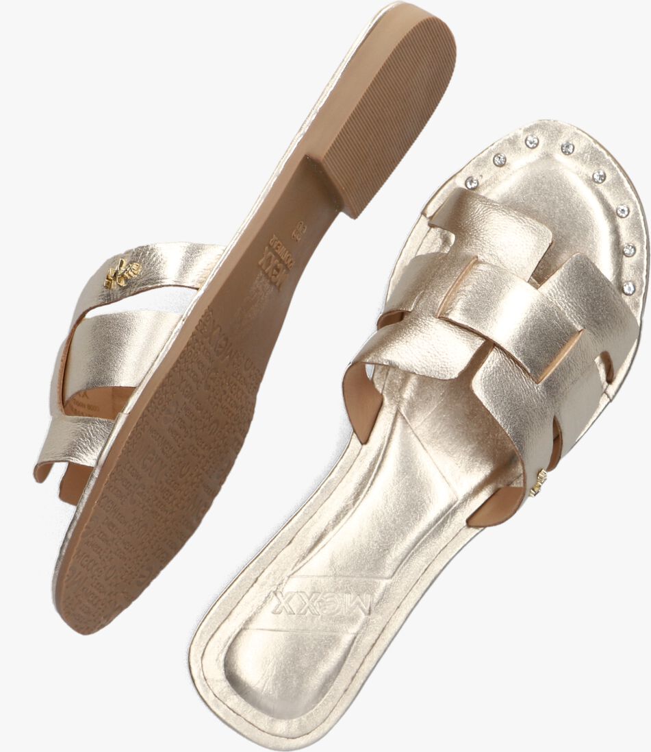 MEXX gouden mexx slippers lisa