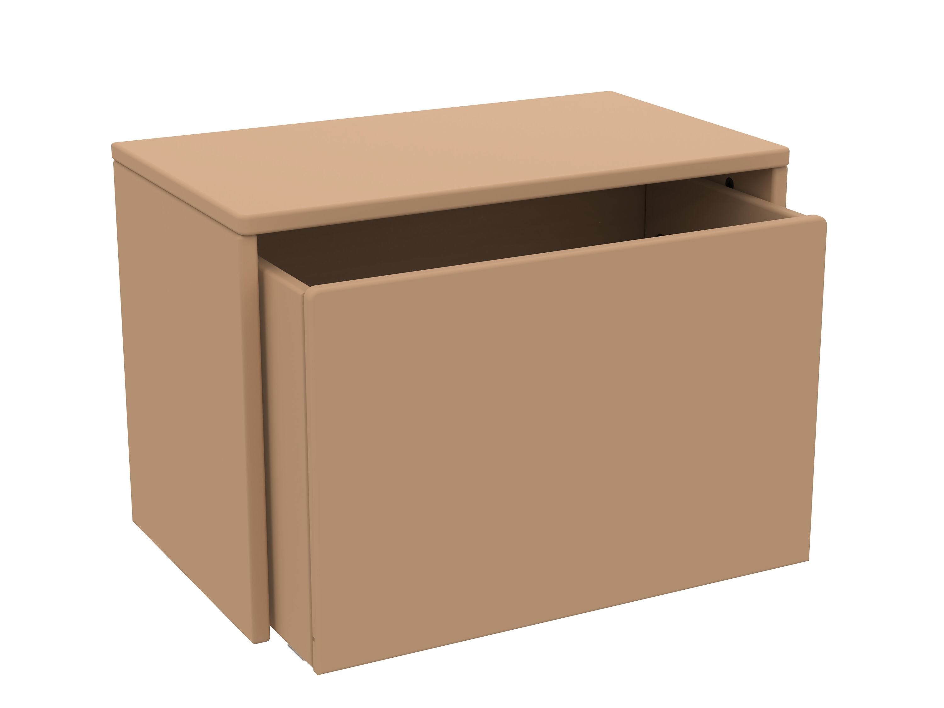 DOTS Aufbewahrungsbank, latte 60x35x42cm - Cappuccino / B: 60.0 cm x T: 35.0 cm x H: 42.0 cm