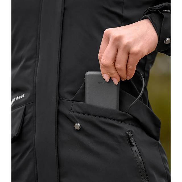 Winterjas E·L·T Comfort Heat Heating Zwart