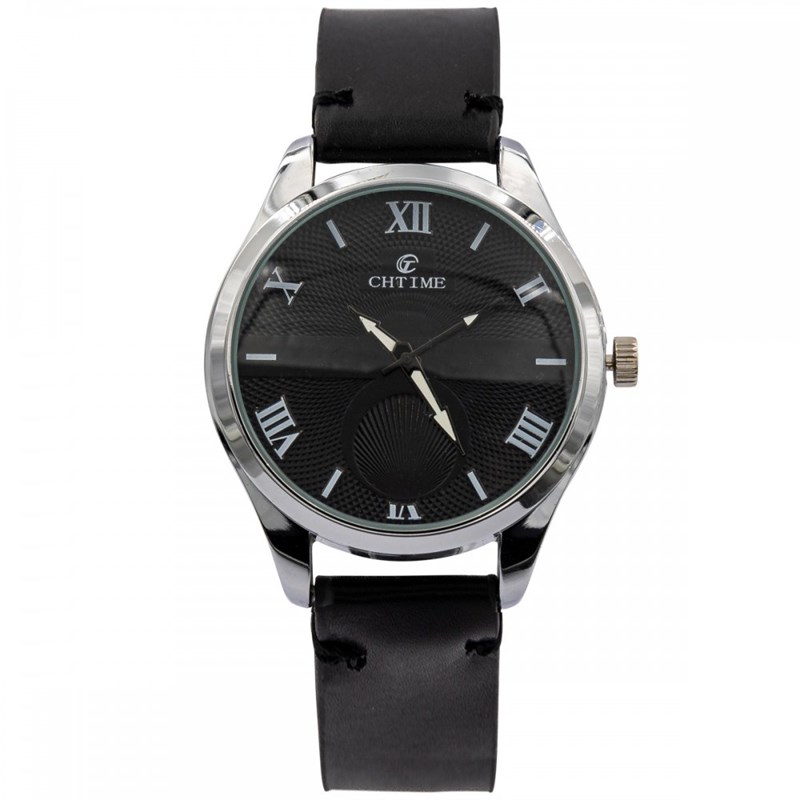 Montre Homme CHTIME bracelet Cuir Noir