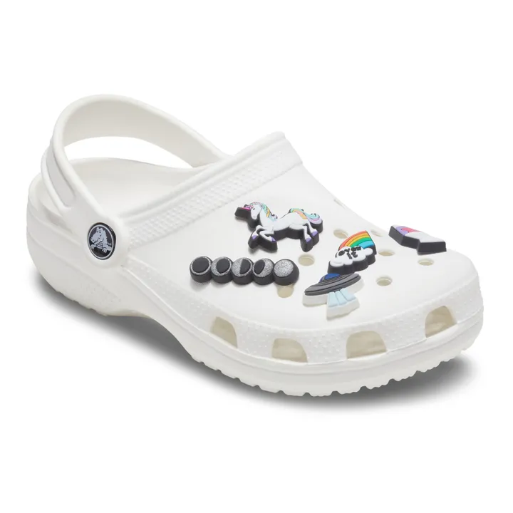 Crocs Set de 5 Jibbitz Licorne | Blanc