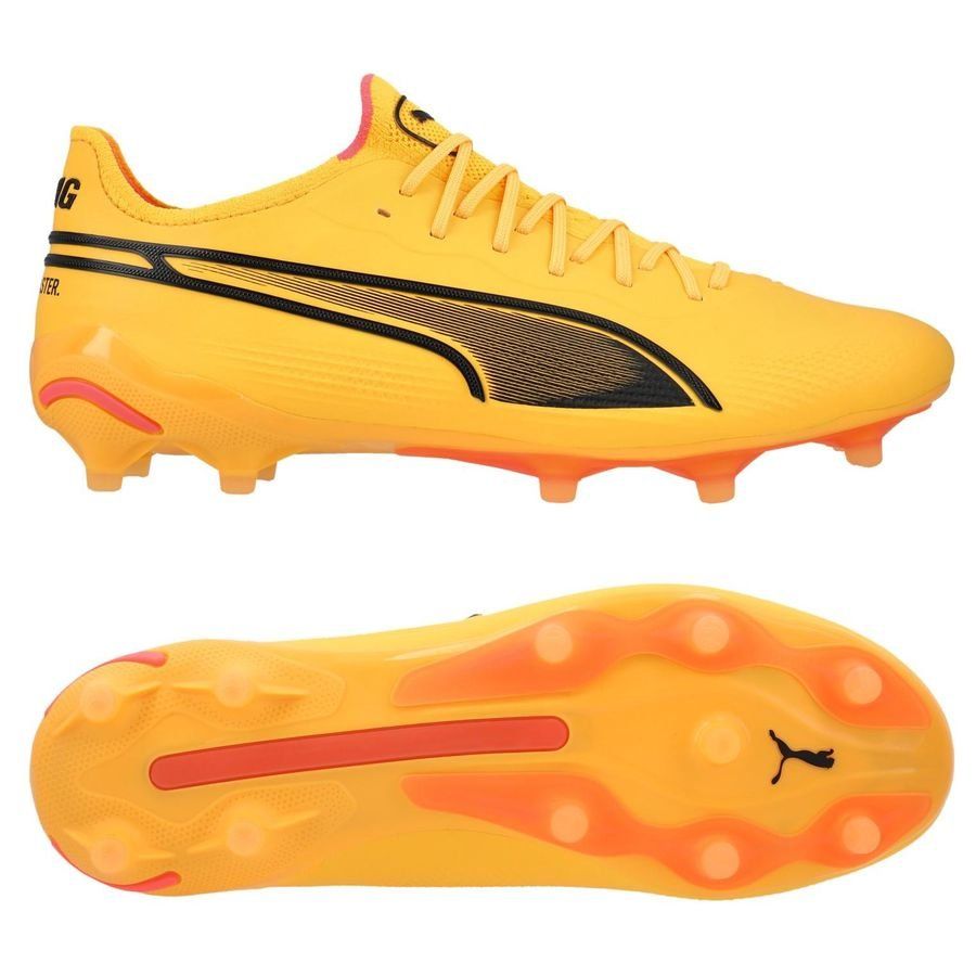 PUMA King Ultimate FG/AG Forever Faster - Sun Stream/Noir/Crépuscule Femme