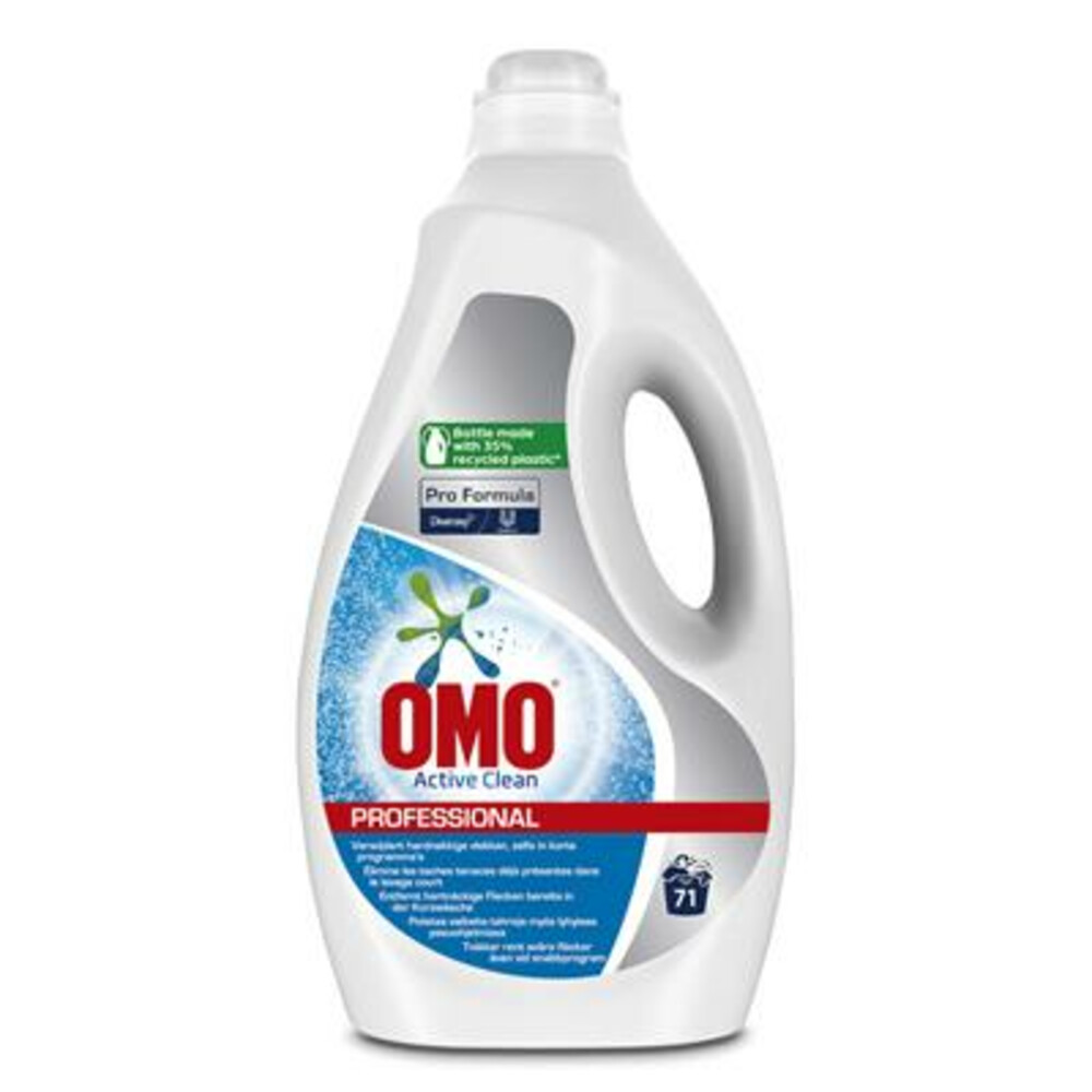 Omo Professional Vloeibaar Wasmiddel Witte Was Active Clean - 71 Wasbeurten Pro Formula5 liter