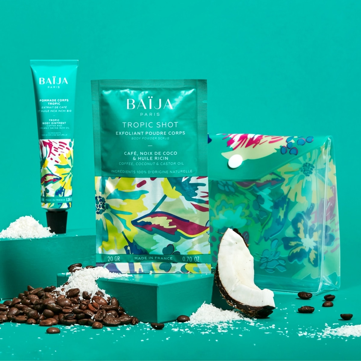 Baija My Tropic Set Coffret Soin Pommade et Exfoliant Corps