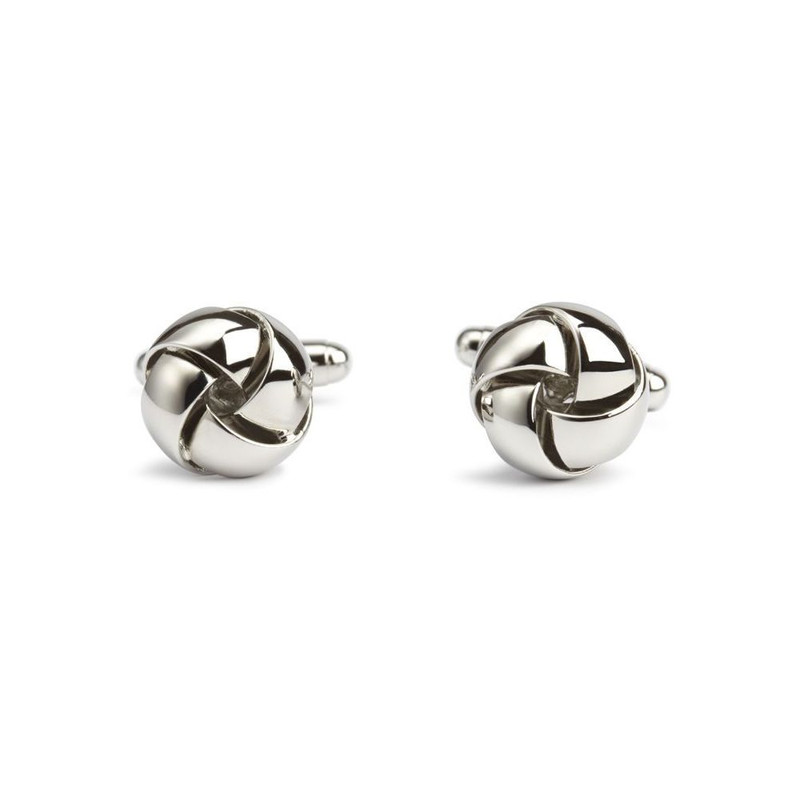 Boutons de manchette, Knot, Noeud chrom'