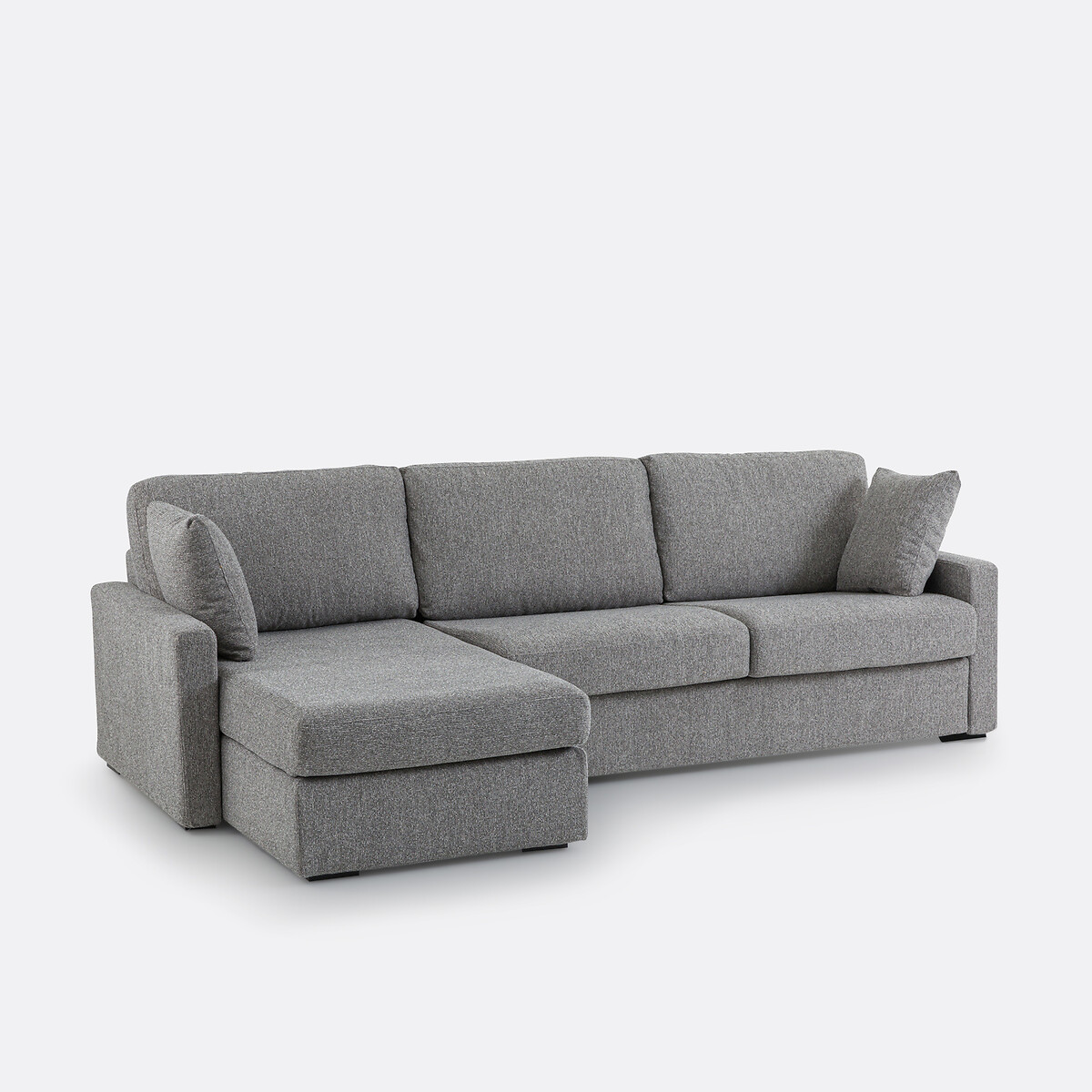 LA REDOUTE INTERIEURS<br>Sofá estruturado de canto melange, espuma, Timor