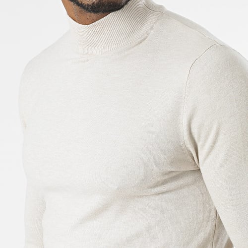 Pull Col Cheminée 665 Beige