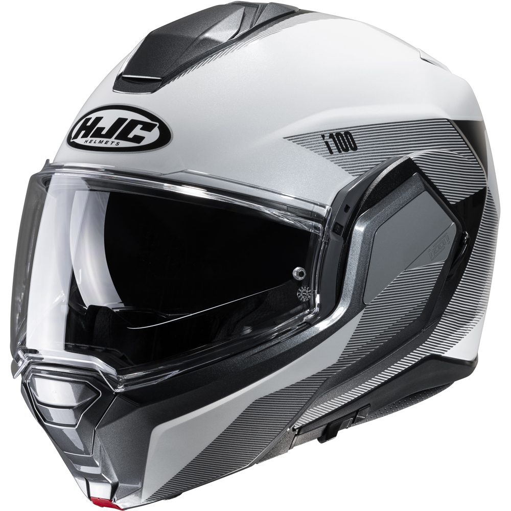 HJC - Casque i100 Beston MC5 / Blanc / Gris