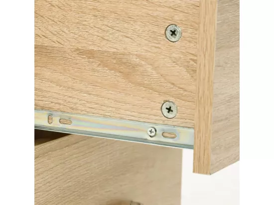 Ensemble de meubles salle de bain 5 pcs chêne bois d'ingénierie