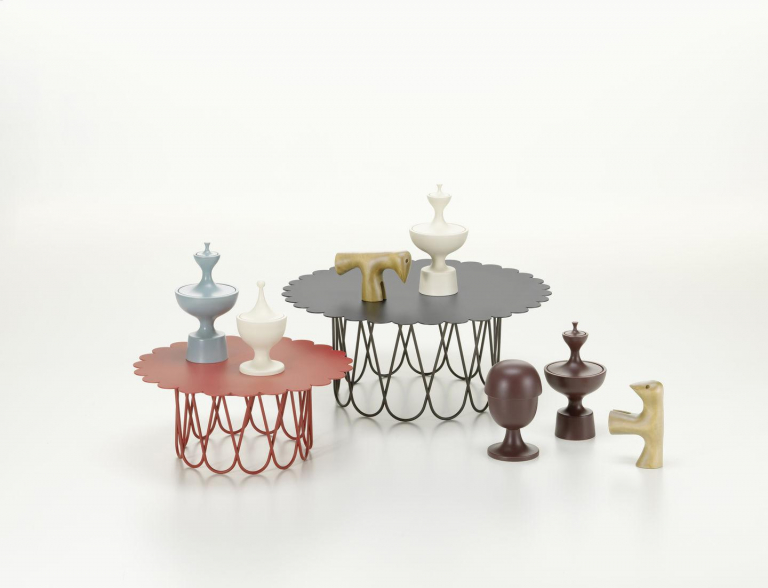 Vitra Flower tuintafel 60 rood