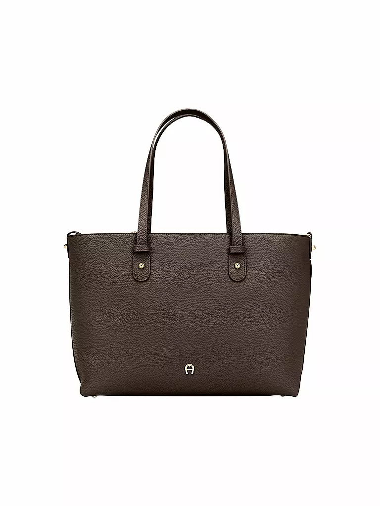 AIGNER Ledertasche - Shopper DIADORA Large grau