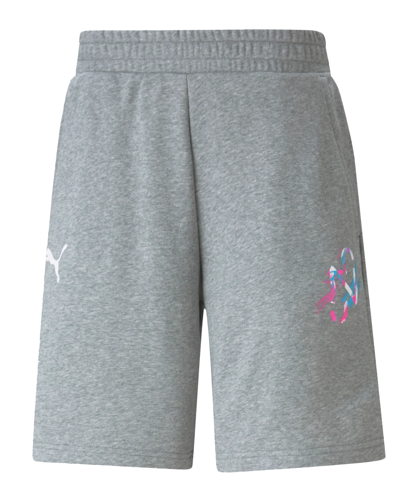 PUMA NJR CREATIVITY Logo Short Grau F06