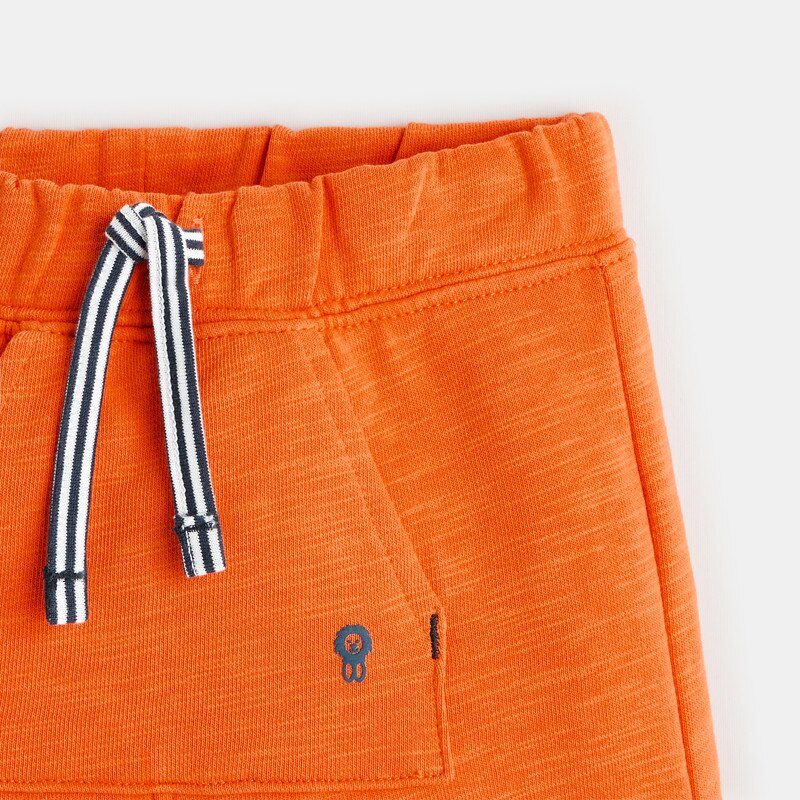 Short en molleton orange bébé garçon Orange