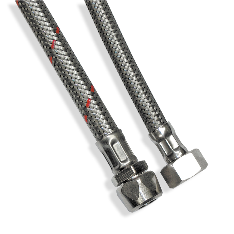 Flex-Anschlussschlauch - Edelstahl - 30 cm