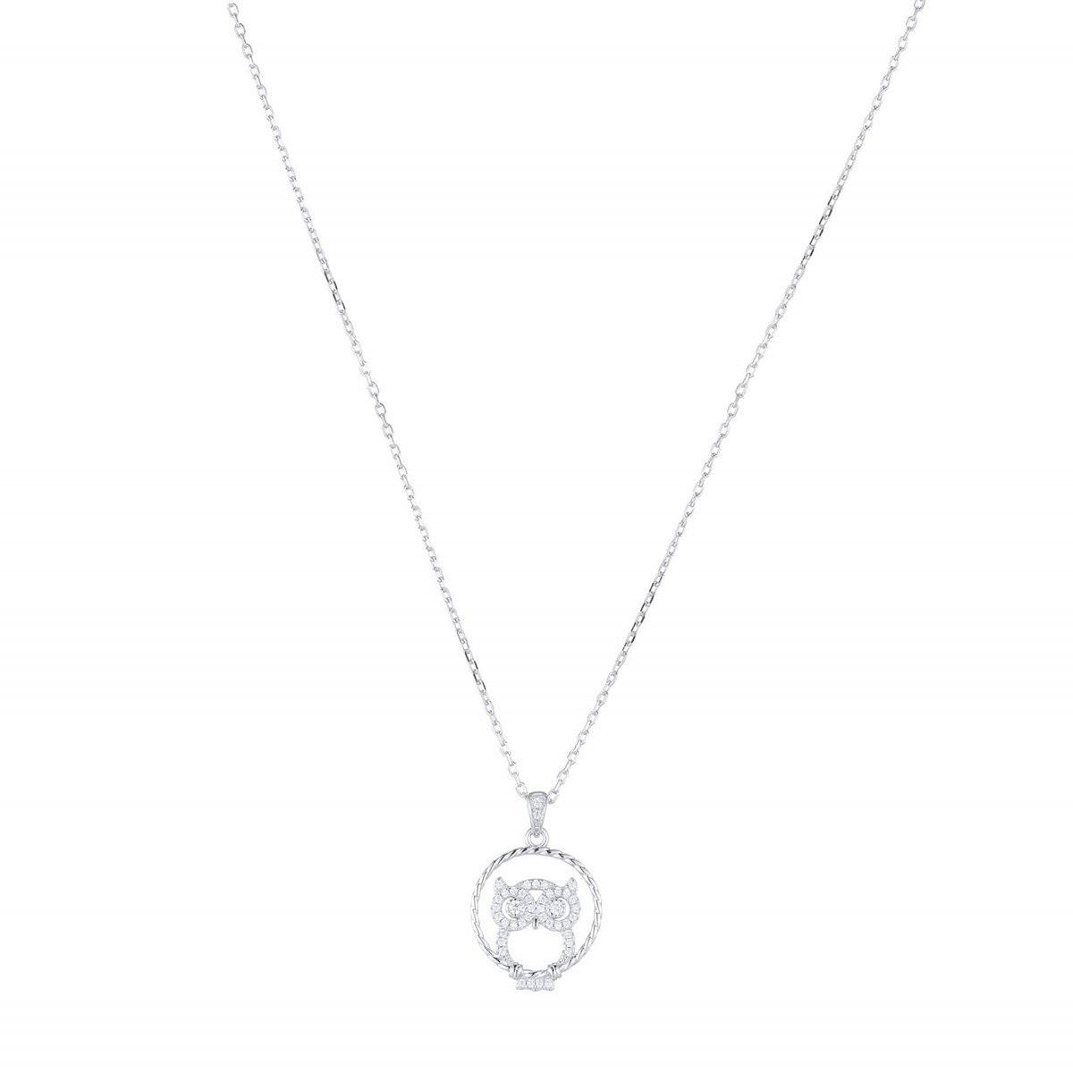Collier Hibou Argent 925