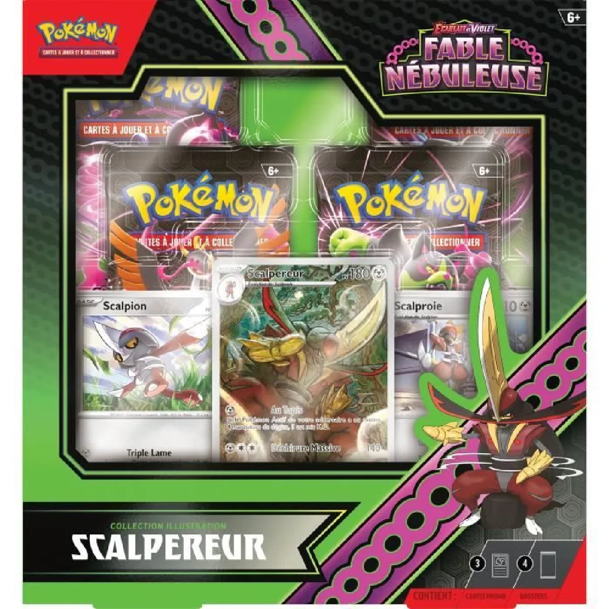 Pokémon Coffret Illustration Scalpereur