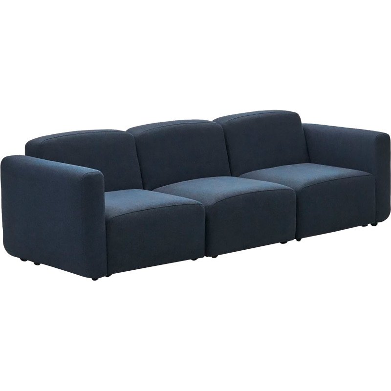 Canapé modulable Neom 3 places bleu 263 cm