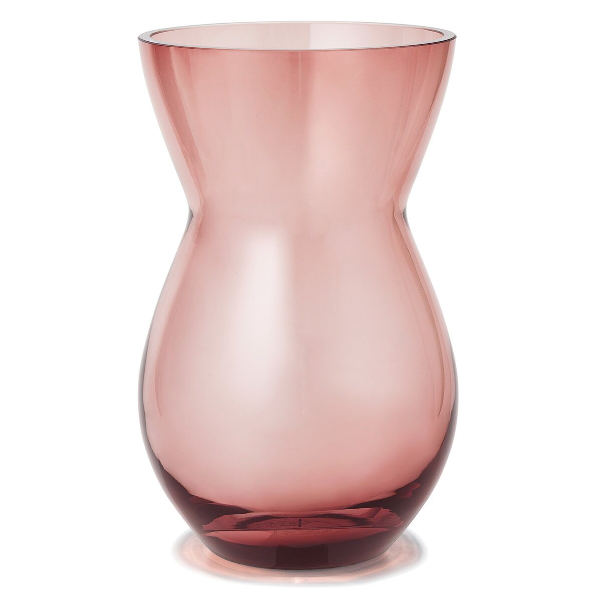 Calabas vase, 21 cm, burgundy