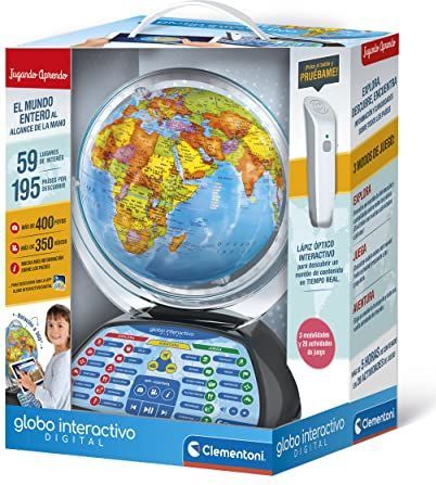 Clementoni - Interactive Earth Globe - Veelkleurig - Spaanse Versie