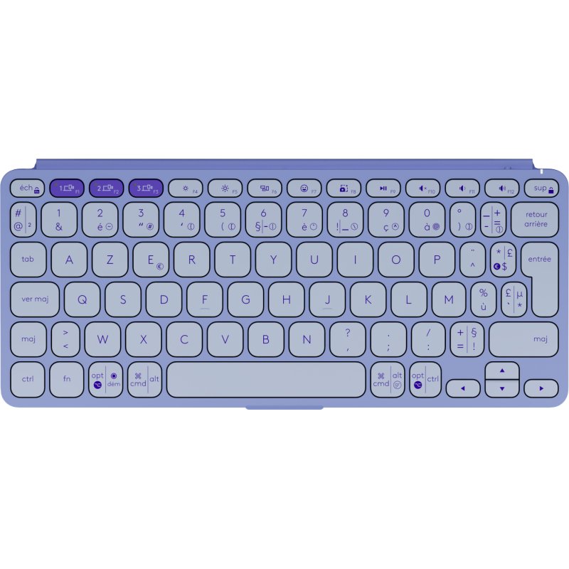 Logitech 920-012969 clavier pour tablette AZERTY Français Bluetooth Lilas