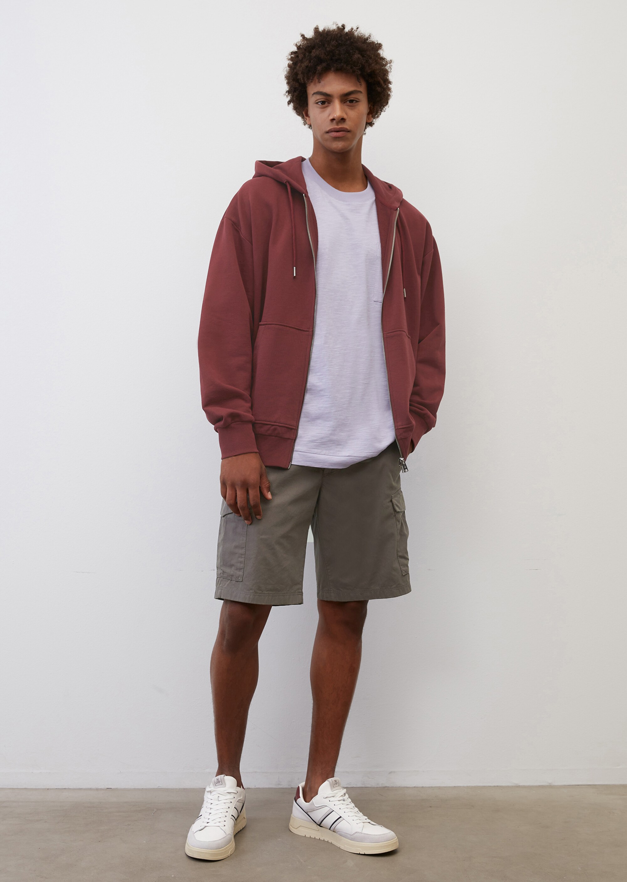 Chino-Shorts Modell RESO CARGO aus Baumwoll-Popeline