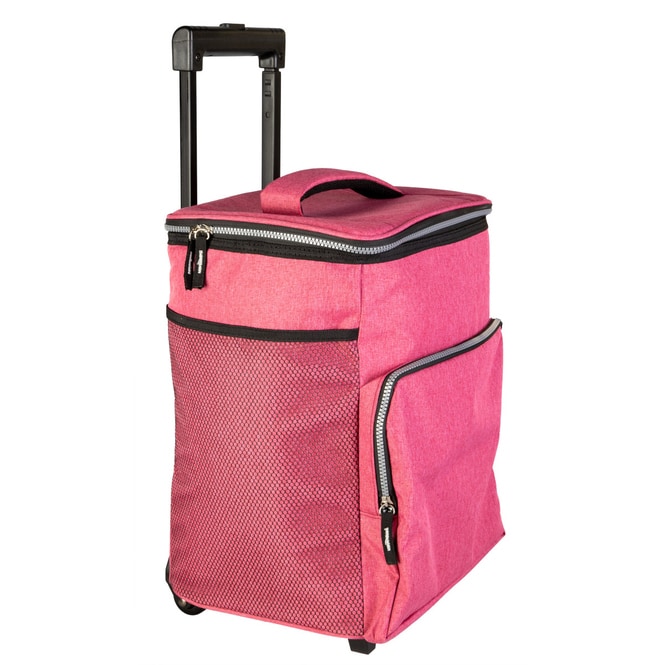 Kühltrolley - pink - aus Textil - ca. 32 x 24 x 39 cm - 30 l