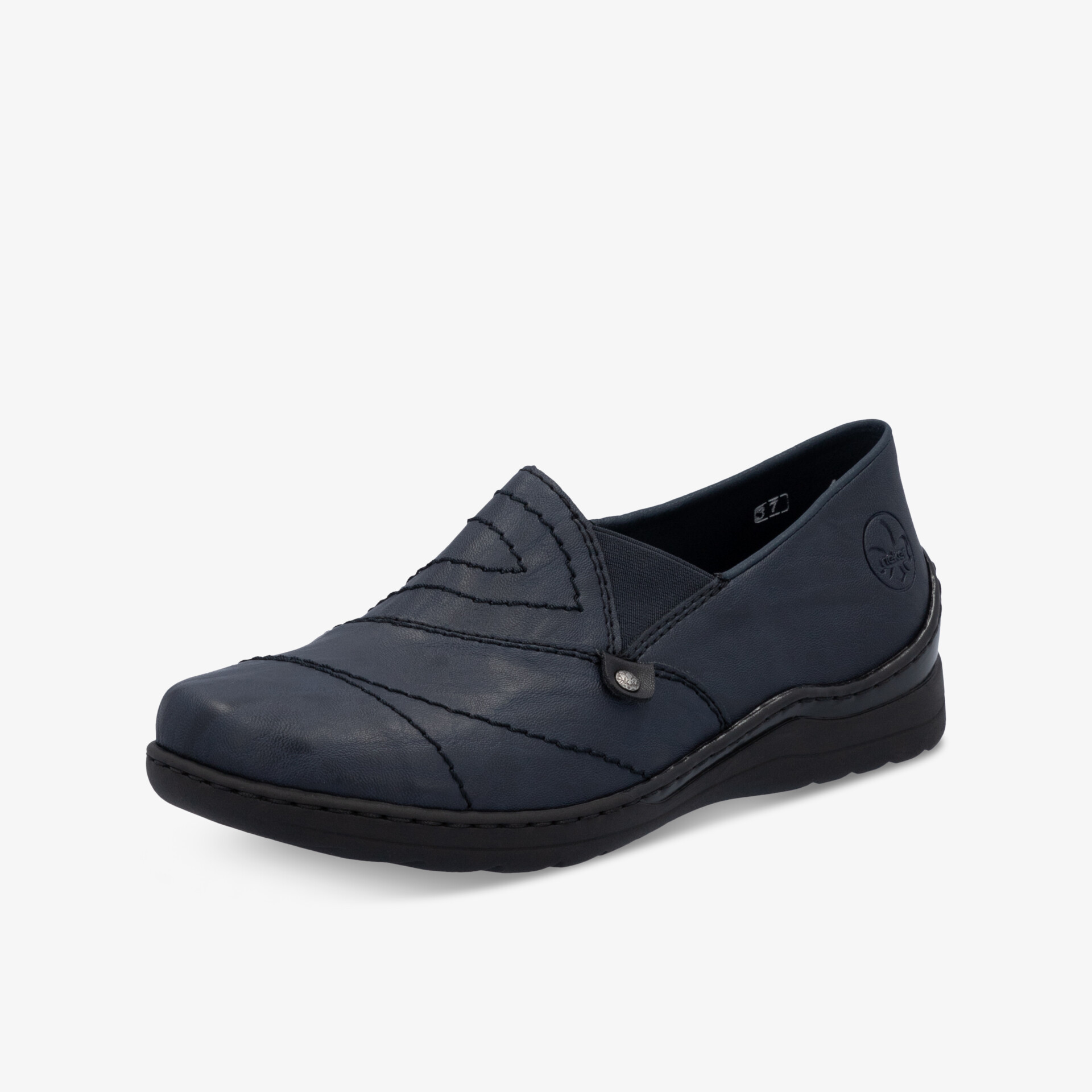 rieker Damen Slipper blau
