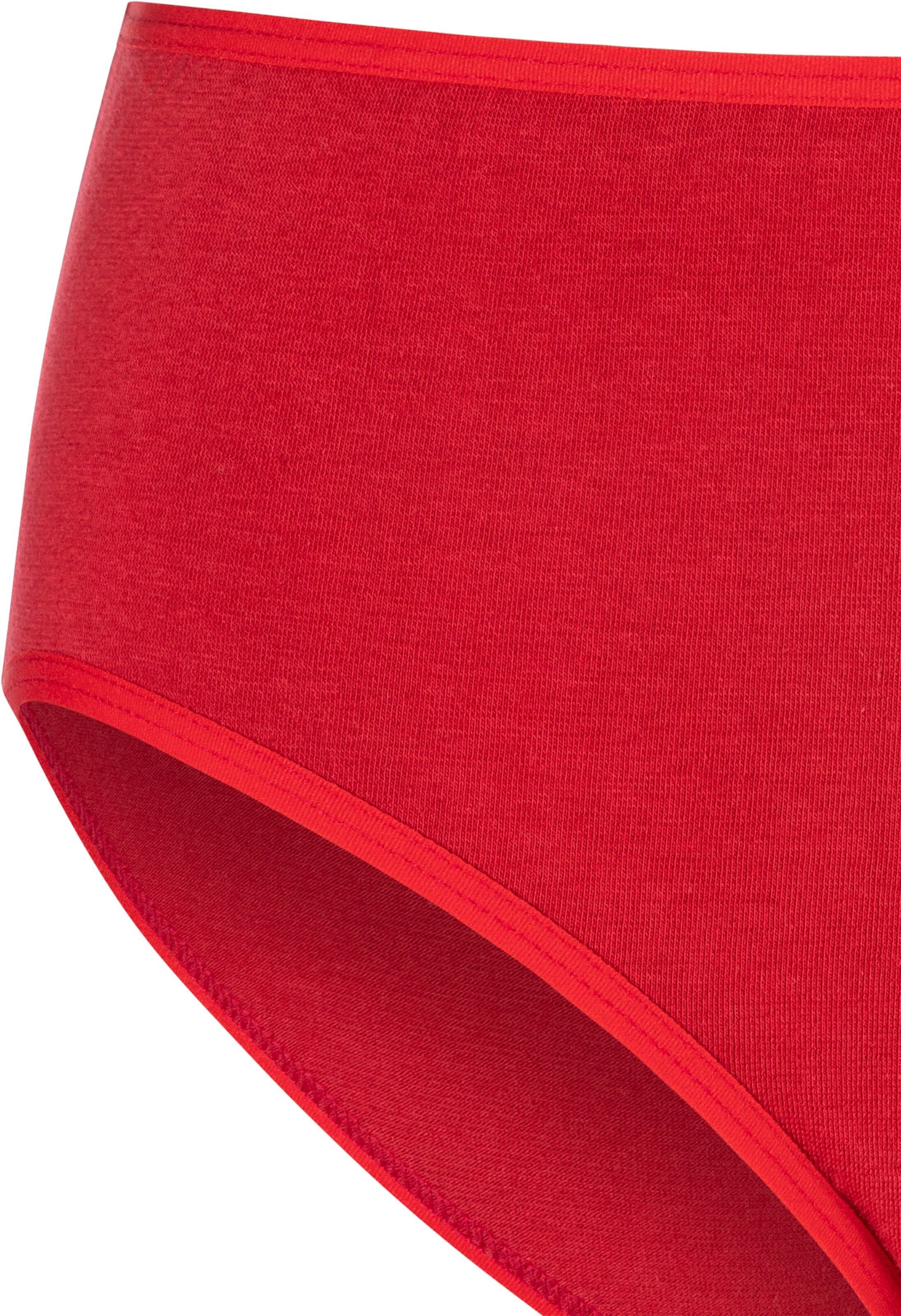 petite fleur Hüftslip in rot, schwarz, weiß, grau-meliert, navy