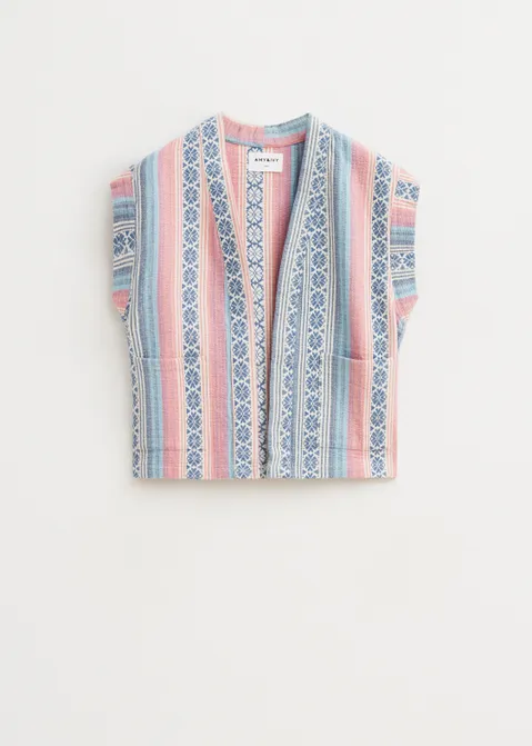 Jacquard gilet assorti (ASSOR)