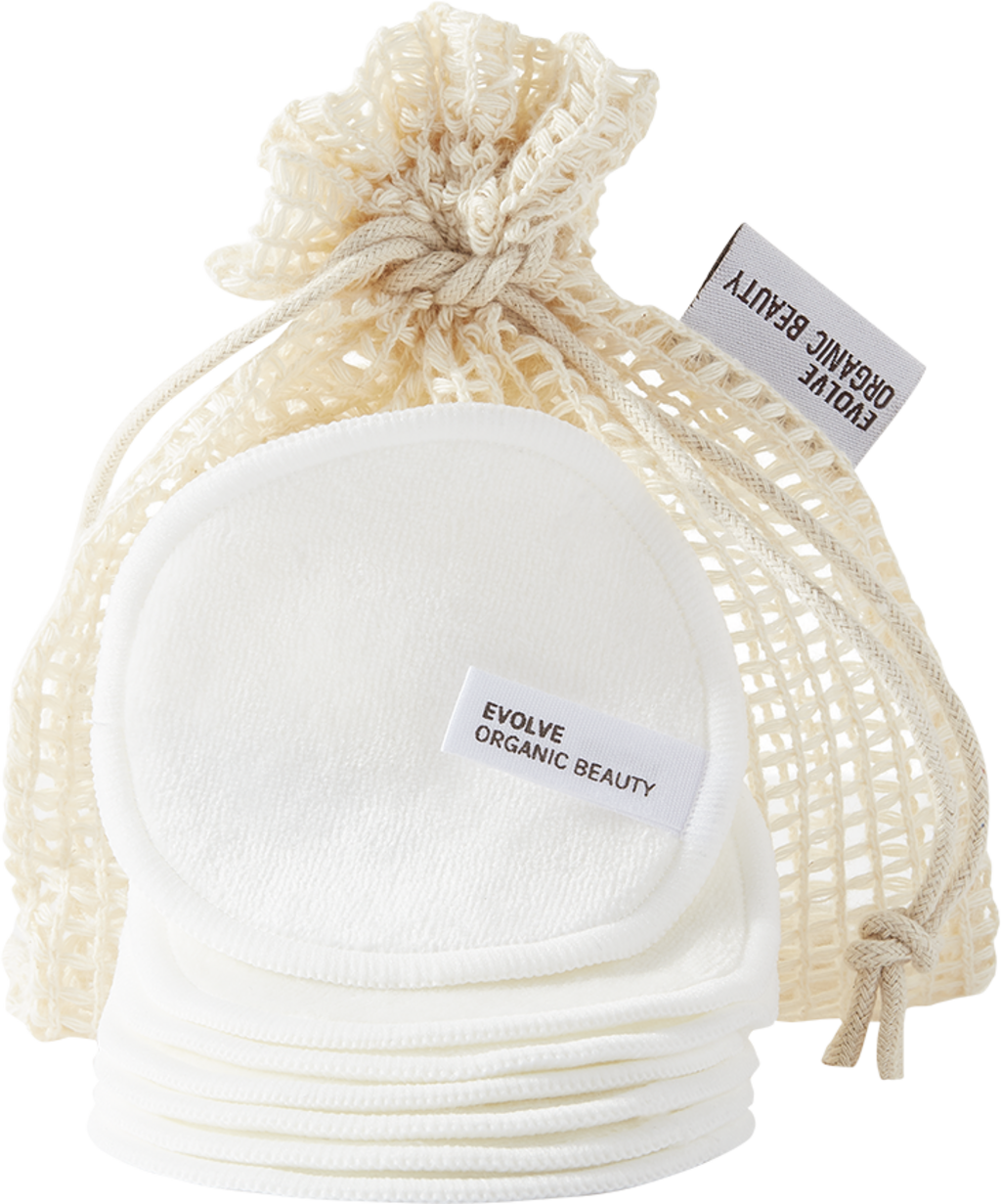 Evolve Organic Beauty  Reusable Makeup Remover Pads, 7 Stk